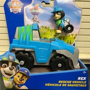 PAW Patrol Rex Rescue Vehicle - Blue and Gray